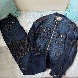 True Religion Jean Jacket and Pants